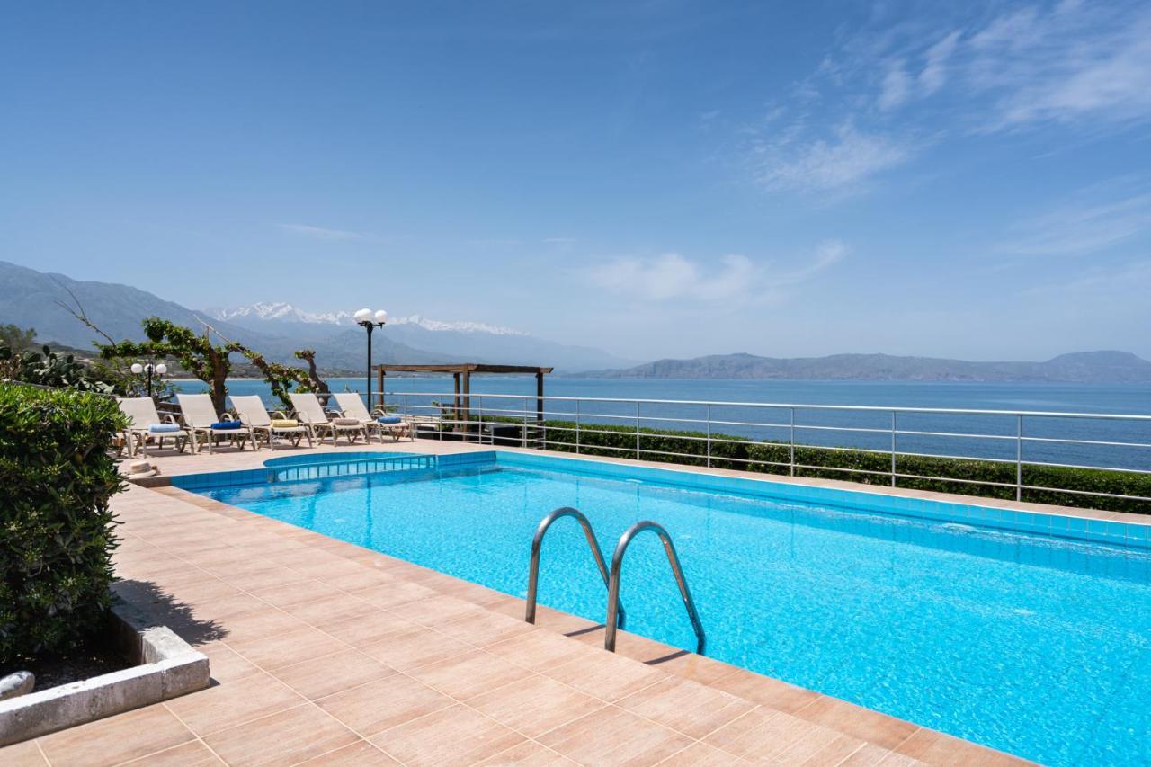 Beachfront Family Villa Katerina With Private Pool, Playground, Bbq & Amazing Sea Views! Petres  Zewnętrze zdjęcie